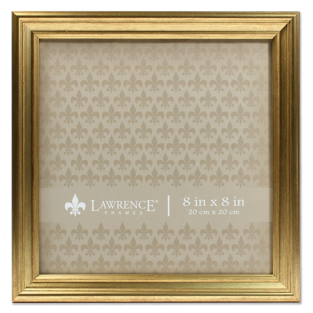Lawrence Frames 8x8 Sutter Burnished Gold Picture Frame