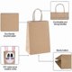 thumbnail image 5 of 50 Pcs Party Bags Kraft Gift Bag 20.3X 11X 27cm Brown Shopping Paper Bag with Twisted Handles for Party Gift, 5 of 5