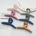 thumbnail image 3 of Pinzas de garra de pelo grande, sin deslizamiento, gran mandíbula mate, pinza de garras de mariposa, pinza de pelo fuerte, accesorios compatibles con 6 piezas para mujer Afortunado Sencillez, 3 of 3