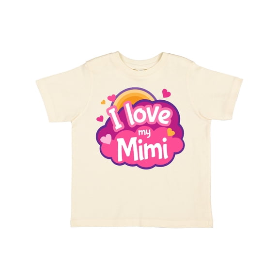Inktastic I Love My Mimi Grandma Girls Toddler T-Shirt
