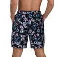thumbnail image 4 of Fotbe Love Butterflies Men’s Swim Trunks Quick Dry Swim Shorts Board Shorts with Mesh Lining-3X-Large, 4 of 9