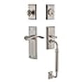 thumbnail image 3 of Nostalgic Warehouse New York Plate C Grip Entry Set Swan Lever in Satin Nickel, 3 of 3