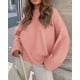 thumbnail image 3 of Suéter PRETTYGARDEN Oversized Peludo Cuello Redondo Rosa XL, 3 of 8