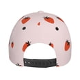 thumbnail image 4 of Xecao Strawberry for Baseball Cap: Unisex, crafted from classic polyester twill fabric, featuring a soft unconstructed design, 4 of 5