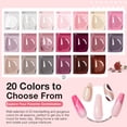 thumbnail image 2 of Kit de uñas AZUREBEAUTY Dip Powder, 29 unidades, para principiantes, 20 colores, 2 of 9