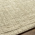 thumbnail image 6 of BoutiqueRugs Ilana Braided Bohemian Natural Jute Area Rug - Farmhouse Bleached Hand Woven Tassel Carpet for Living Room, Bedroom - White, Cream, Sage - 5' x 7'6" (5x8 Area Rug), 6 of 12