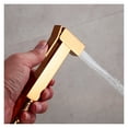 thumbnail image 6 of Hand Held Bidet Sprayer Douche Toilet Kit Bidet Faucet Gold Brass Square Shattaf Shower Head Copper Valve Set Jet Bidet Faucet ,360° Swivel Spout, 6 of 7