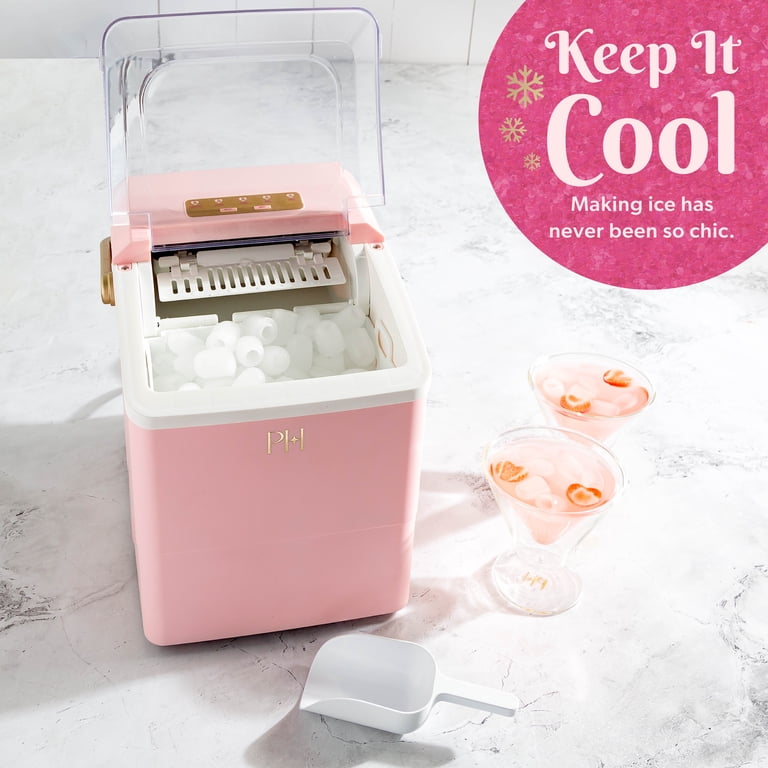Paris Hilton Portable Countertop Ice Maker, 26 lbs/Day photo 2
