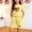 Yellow, variant on ITSAME Girls Outfit Sets Patriotic Print Cotton T-Shirt and Shorts 4th of July Casual Clothes 2-Piece Black Size 9