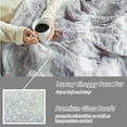 thumbnail image 6 of Beautyrest Zuri 60x70 Faux Fur Weighted Blanket with Removable Cover, Gray 18lbs, 6 of 8