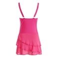 thumbnail image 4 of GEWSEY Swim Dress for Women Swimwear One Piece Tummy Control Modest Swim Dresses Skirt Full Coverage Bathing Suit 2026 (Hot Pink, M), 4 of 9