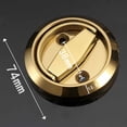 thumbnail image 5 of 2Pcs Hidden Door Handles Stainless Steel 304 Recessed Invisible Handle Cabinet Pulls Fire Proof Door Disk Room Round Ring, 5 of 8