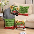 thumbnail image 5 of Vorkoi Watermelon Throw Pillow Covers Sweet Summer Beach Cushion Case Farmhouse Decorative Pillow Case for Outdoor Activity Sofa Home Couch Office, 5 of 5