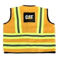 thumbnail image 3 of CAT: Construction Worker Vest - Yellow & Black - 5pc Set, Pretend Play Outfit & Toy Accessories, Helmet-Goggles-Gloves-Earmuffs, Licensed, Kids Ags 3+, 3 of 8