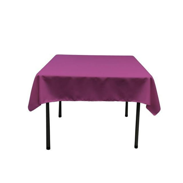Nappe Carrée en Popeline de Polyester TCpop52x52-MagentaP81&44; Magenta - 52 x 52 Po.