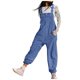 thumbnail image 1 of Mono de trabajo liso de moda para mujer con bolsillos: mono informal tipo leggings, poliéster, tallas S-XXL, cintura elástica, perfecto para el verano y las actividades al aire libre., 1 of 5