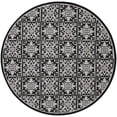 thumbnail image 2 of Nourison Aloha Indoor/Outdoor Black White 7’10” x Round Area Rug (8 Round), 2 of 10