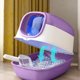 thumbnail image 5 of Caja de arena completamente cerrada, a prueba de salpicaduras, caja de arena para gatos completamente cerrada, lavabo para arena para gatos, 5 of 6