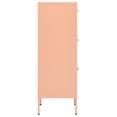 thumbnail image 2 of vidaXL Storage Cabinet Pink 42.5x35x101.5 cm Steel, 2 of 5