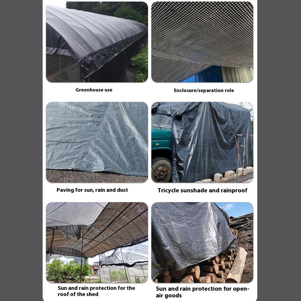 Shade Net Sun Block Large Size Plant Shade Cloth With Edges Reinforcements Tarpaulin Screen Polyethylene