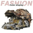 thumbnail image 5 of Men's Camouflage Leafy Cap Breathable Lightweight Tactical Hunting Hat Outdoor Camo Fishing Hat Hunting Accessories, 5 of 6