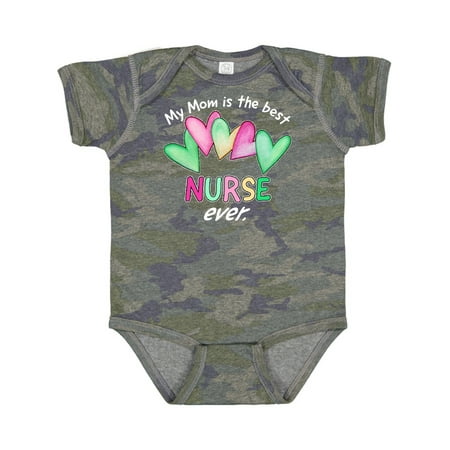 

Inktastic My Mom is the Best Nurse Ever Gift Baby Boy or Baby Girl Bodysuit