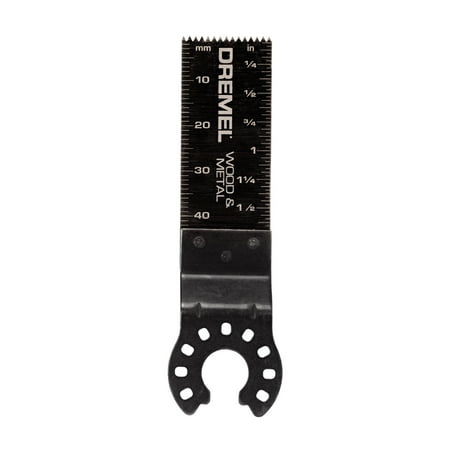 Dremel MM472 Multi-Max Oscillating Tool Wood and Metal Flush Cut Blade for All-Purpose Cutting