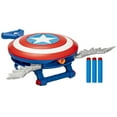 thumbnail image 1 of Marvel Studios Captain America Brave New World NERF Skyshot Blaster, Shield Roleplay Toy, 1 of 9