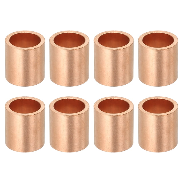 Uxcell Wire Rope Stop Sleeve, Copper Crimping Loops Sleeve Round Crimp Ferrules for Wire Rope and Cable 3/8"(10mm)