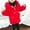 Red, variant on Odeerbi Toddler Boys Girls Winter Fleece Lined Jacket Waterproof Fleece Lined Thick Down Coats Puffy Cotton Jackets With Hood Red 3-4 Years