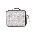 thumbnail image 3 of Baseballs Only White Pattern Insulated Lunch Bag with Shoulder Strap and Bottle Holder,Bento School Lunch Bag Box,11x9.5x3.5 Inches, 3 of 5