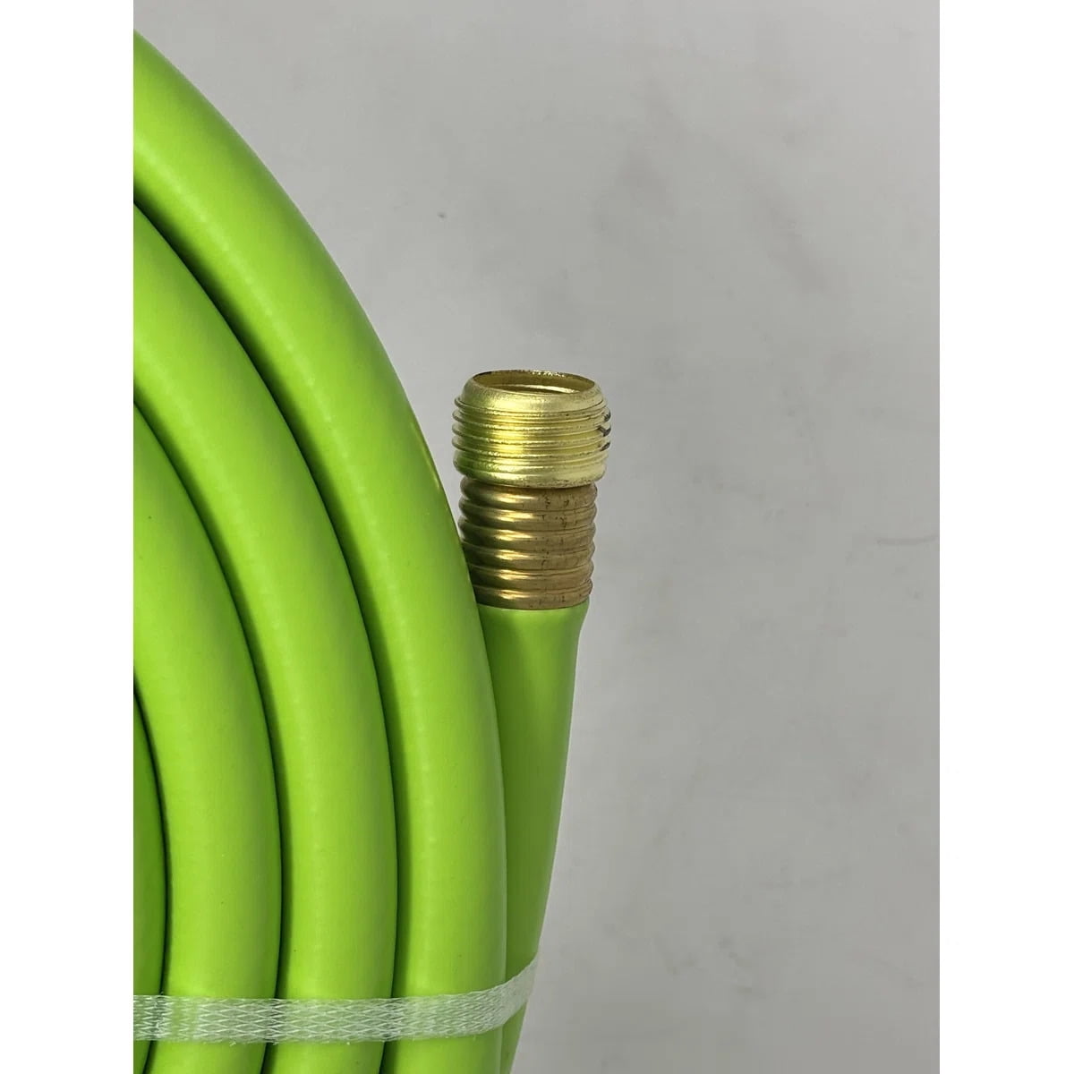 25 ft Coil Garden Hose with Spray Nozzle, PU Flexible Hose, Lightweight, Kink-Resistant