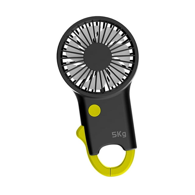 Ventilador de mano 2 en 1 Diseño Regalo de verano para niños Adultos Potente ventilador personal para amarillo