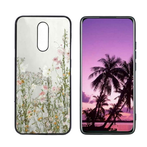 Floral-258 Phone Case, Degined for LG K40 Case Men Women, Flexible Silicone Shockproof Case for LG K40