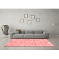 thumbnail image 3 of Ahgly Company Indoor Rectangle Abstract Red Contemporary Area Rugs, 7' x 10', 3 of 4
