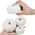 thumbnail image 5 of 12 Pieces Artificial Pumpkins Farmhouse Country Style Fall Thanksgiving Dining Table Centerpieces Kitchen Decor Sturdy Lightweight For Diy Crafts Party Decoration, 5 of 7