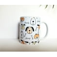thumbnail image 1 of Minimalist Dog Coffee Mug, Dog Lover Mug, Cute Dog Hot Chocolate Mug Set, Dog Mug Gift Set, 1 of 7