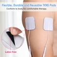 thumbnail image 3 of LotFancy 20 TENS Unit Replacement Pads, Adhesive Electrode Pads, 2mm Pin, 3 of 8