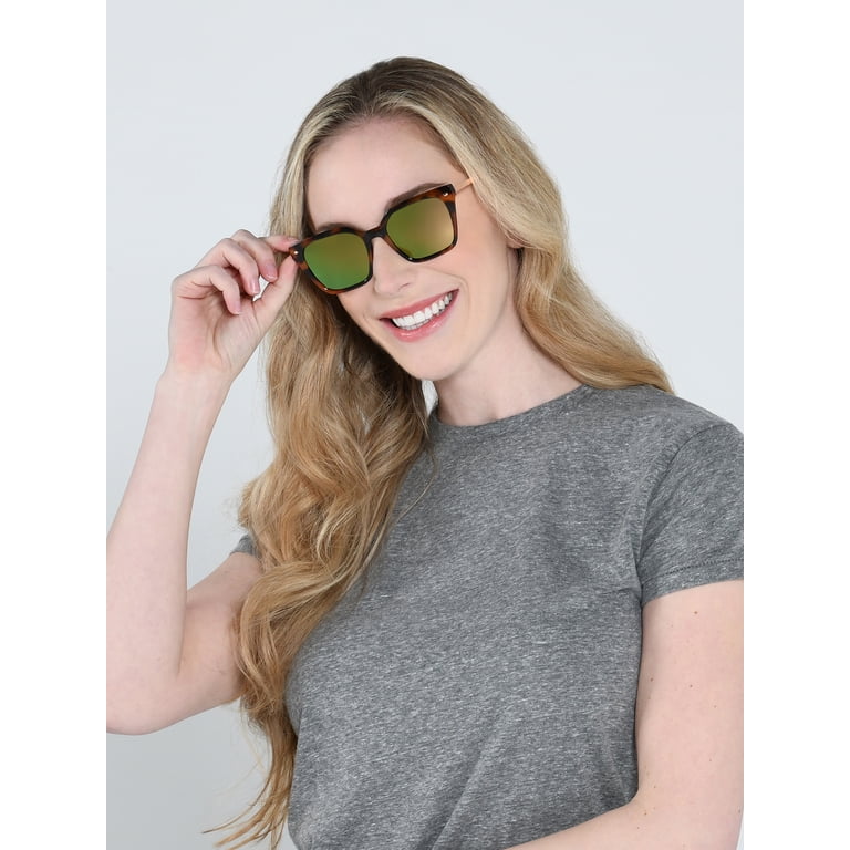 Panama Jack Tortoiseshell Square Polarized Sunglasses photo 3