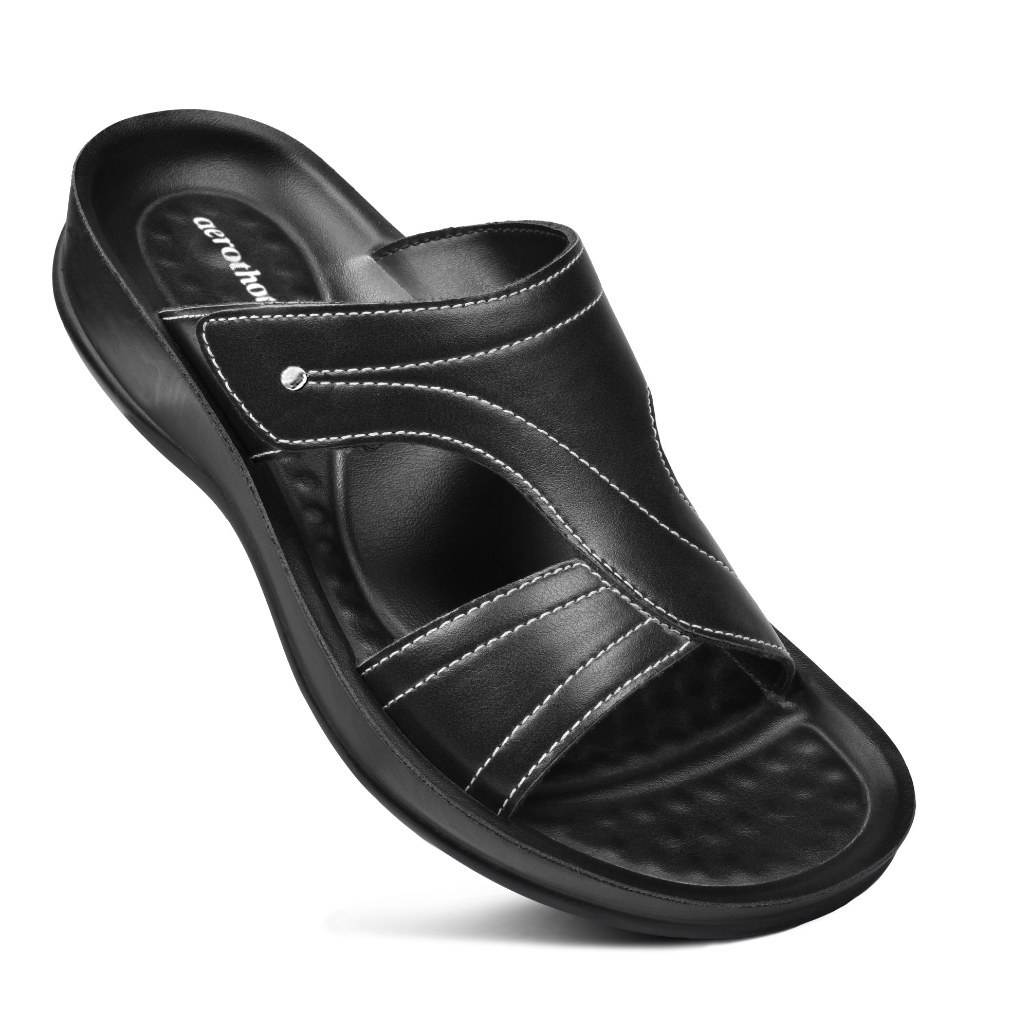 Aerothotic Crossroad Women's Hook and Loop Strap Slide Sandals