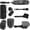 Deep Space Grey, variant on 7PCs Car Wheel Detailing Brushes Plastic Soft Bristles Short Handle Design For Tight Spaces Brake Dust Cleaner