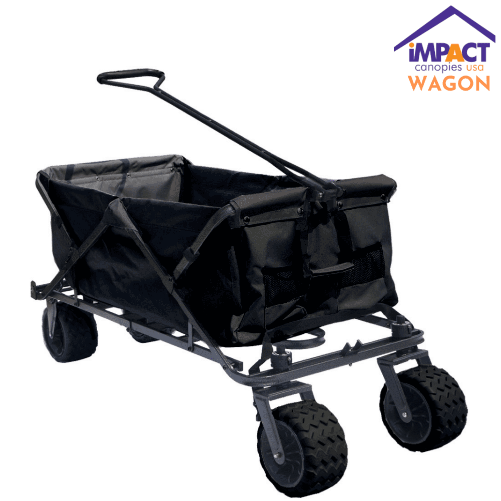 folding beach wagon with canopy