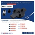 thumbnail image 3 of Immersion Blender Coupler Replacement Kit CAC104 - Compatible with Waring WSB Series Blenders, 3 of 6