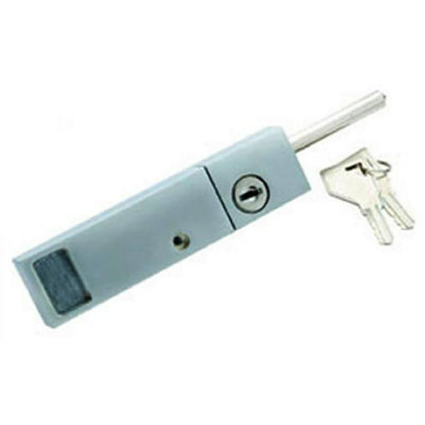 5140 Chrome Key Patio Door Lock, Exterior Lock For Sliding Door