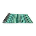 thumbnail image 2 of Ahgly Company Indoor Rectangle Abstract Light Blue Modern Area Rugs, 7' x 9', 2 of 4