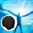 thumbnail image 4 of Sombrero de natación de silicona para el cabello rgo, protección para los oídos, sombrero de natación para mujeres y hombres, mantiene el cabello se Negro Baoblaze Equipo de natación, 4 of 8