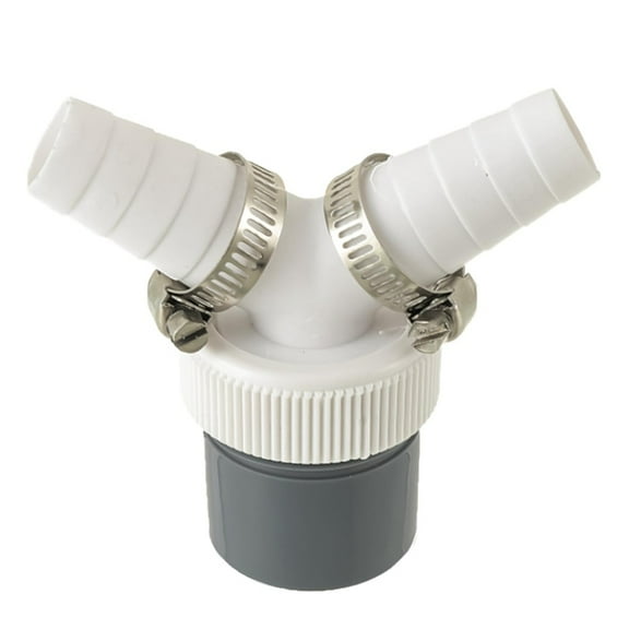 Washer Drain Y-Shaped Fork Extension Tube Adapter Converter, 40mm, Compatible with Major Household Washing Machines