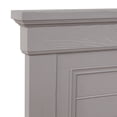 thumbnail image 4 of New Classic Jamestown Solid Wood California King Panel Bed in Gray, 4 of 8