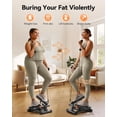 thumbnail image 3 of Stair Stepper with Resistance Bands, Hydraulic Mini Stepper with LCD Monitor, 300LBS Capacity Fitness Stepper for Home Exercise, 3 of 9