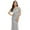 Silver, variant on Horkkom Women Prom Dress Short Sleeve formal Evening Gown Dress Crew Neck Glitter Embroidery Maxi Dresses Tulle Mermaid Sequin Cocktail Dresses